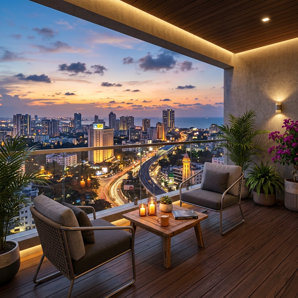 Luxury Balcony Sky Deck View